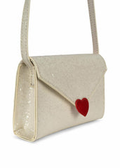 Accessories | Kids Konges Sløjd LOVE LETTER BAG Cream Glitter
