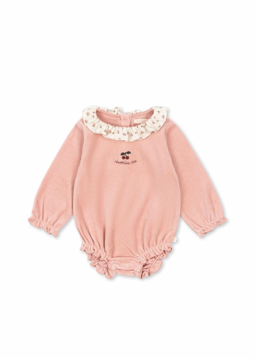 Bodystockings | Kids Konges Sløjd MIFFA FRILL BODY GOTS Mellow Rose