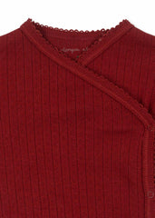 Bodystockings | Kids Konges Sløjd MINNIE NEWBORN BODY GOTS Red Dahlia