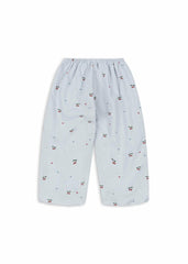 Bottoms | Kids Konges Sløjd EVIA PANTS GOTS Cherry Blue Coeur