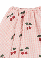 Bottoms | Kids Konges Sløjd KIM SKIRT GOTS Cherry Check