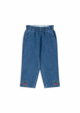 Bottoms | Kids Konges Sløjd MAGOT FRILL PANTS GOTS Denim Blue
