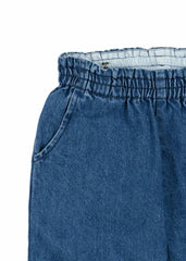 Bottoms | Kids Konges Sløjd MAGOT FRILL PANTS GOTS Denim Blue