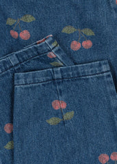 Bottoms | Kids Konges Sløjd MAGOT FRILL PANTS GOTS Ma Grande Cerise Denim