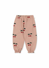 Bottoms | Kids Konges Sløjd MALLI CHERRY GLITTER PANTS GOTS Ma Grande Cerise Glitter Mellow