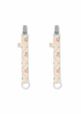 Changing & Nursing | Kids Konges Sløjd 2 PACK PACIFIER STRAP Fleur Decor