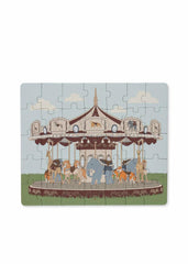 Creative & Games | Kids Konges Sløjd CARDBOARD 35 PCS PUZZLE CAROUSEL FSC Multi
