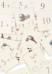 Creative & Games | Kids Konges Sløjd CARDBOARD PUZZLE MATH FSC Multi