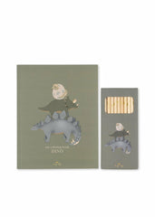 Creative & Games | Kids Konges Sløjd COLORING BOOK AND CRAYONS Dino