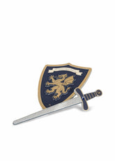 Creative & Games | Kids Konges Sløjd KNIGHT SWORD AND SHIELD Midnight Navy