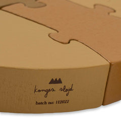 Creative & Games | Kids Konges Sløjd WOODEN PUZZLE NUMBERS LEMON FSC Lemon