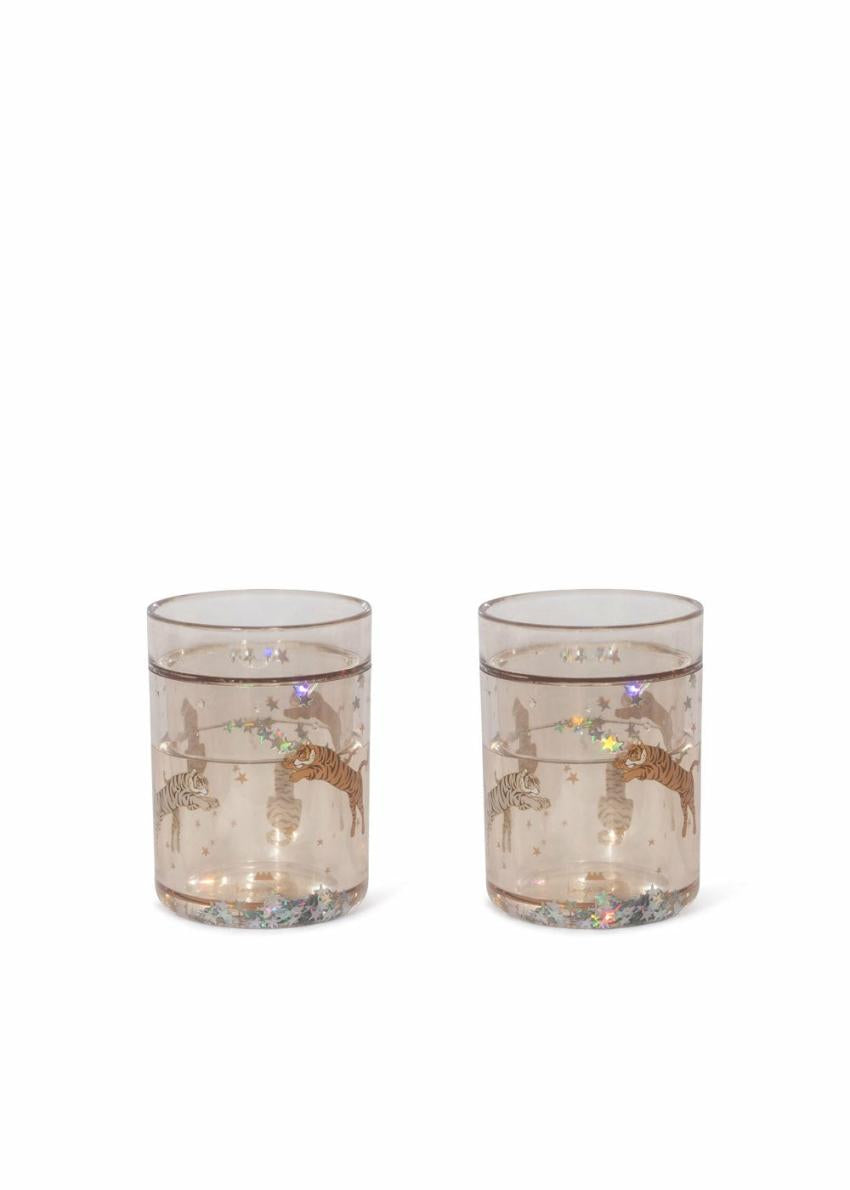 Dinner Time | Kids Konges Sløjd 2 PACK GLITTER CUPS Roar