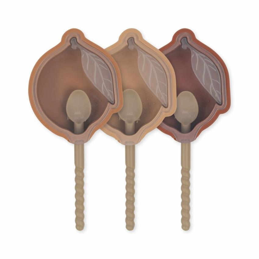 Dinner Time | Kids Konges Sløjd 3 PACK ICE CREAM MOLDS LEMON Rose Mix