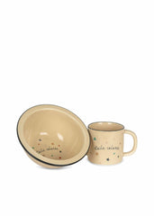 Dinner Time | Kids Konges Sløjd CERAMIC BOWL & CUP Etoile Coloree