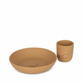 Dinner Time | Kids Konges Sløjd DINO CUP & PLATE SET Almond