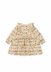 Dresses | Kids Konges Sløjd BASIC FRILL DRESS GOTS Sugar Pie