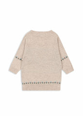 Dresses | Kids Konges Sløjd ELI KNIT DRESS Off White Melange