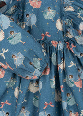 Dresses | Kids Konges Sløjd EVIA LS BOW DRESS GOTS Snow Bow Ballerina