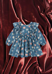 Dresses | Kids Konges Sløjd EVIA LS BOW DRESS GOTS Snow Bow Ballerina