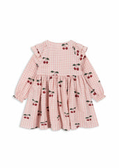 Dresses | Kids Konges Sløjd KIM FRILL DRESS GOTS Cherry Check