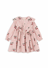 Dresses | Kids Konges Sløjd KIM FRILL DRESS GOTS Cherry Check