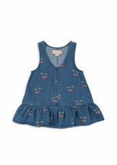 Dresses | Kids Konges Sløjd MAGOT DRESS GOTS Ma Grande Cerise Denim