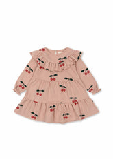 Dresses | Kids Konges Sløjd MALLI CHERRY GLITTER DRESS GOTS Ma Grande Cerise Glitter Mellow