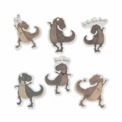Kidsroom | Kids Konges Sløjd 12 PACK GIFT TAGS FSC Dino