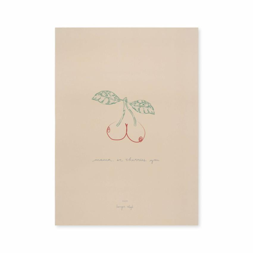 Kidsroom | Kids Konges Sløjd POSTER A3 FSC Cherry