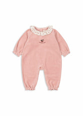 Onesies | Kids Konges Sløjd MIFFA FRILL ONESIE GOTS Mellow Rose