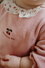 Onesies | Kids Konges Sløjd MIFFA FRILL ONESIE GOTS Mellow Rose