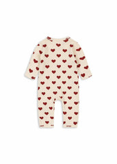 Onesies | Kids Konges Sløjd MINNIE NEWBORN ONESIE GOTS Amour Rouge