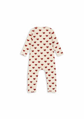Onesies | Kids Konges Sløjd MINNIE ONESIE GOTS Amour Rouge