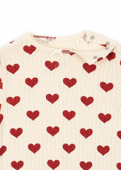 Onesies | Kids Konges Sløjd MINNIE ONESIE GOTS Amour Rouge