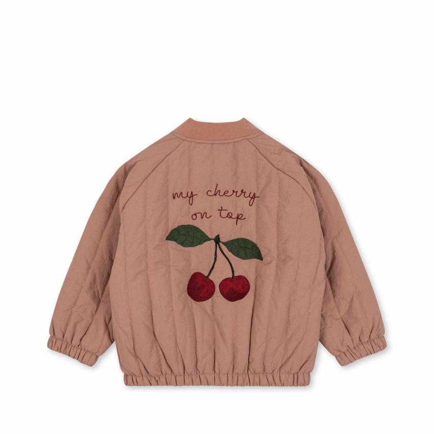 Outerwear | Kids Konges Sløjd JUNO FRILL BOMBER JACKET Cameo Brown