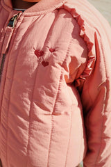 Outerwear | Kids Konges Sløjd JUNO FRILL BOMBER JACKET Canyon Rose