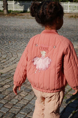 Outerwear | Kids Konges Sløjd JUNO FRILL BOMBER JACKET Canyon Rose