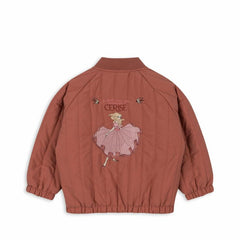 Outerwear | Kids Konges Sløjd JUNO FRILL BOMBER JACKET Canyon Rose