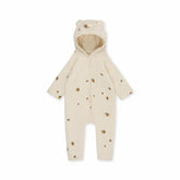 Outerwear | Kids Konges Sløjd NEWBORN ONESIE WITH HOOD Lemon