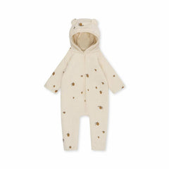 Outerwear | Kids Konges Sløjd NEWBORN ONESIE WITH HOOD Lemon