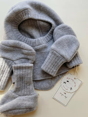 Outerwear | Kids Konges Sløjd SAGA FLEECE MITTENS Grey Melange