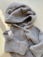 Outerwear | Kids Konges Sløjd SAGA FLEECE ONESIE Grey Melange