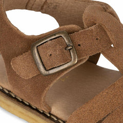 Shoes | Kids Konges Sløjd MINOU STRAP SANDAL SUEDE Cognac