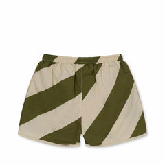 Swimwear | Kids Konges Sløjd ASNOU SWIM SHORTS Dark Olive/creamy White