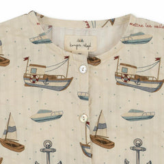 Tops | Kids Konges Sløjd ACE ROMPER GOTS Sail Away