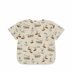 Tops | Kids Konges Sløjd ACE SS SHIRT GOTS Sail Away
