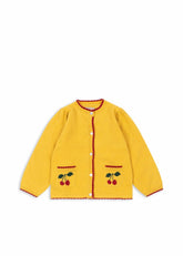Tops | Kids Konges Sløjd ALEXA KNIT CARDIGAN Yolk Yellow