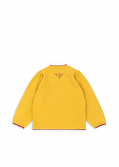 Tops | Kids Konges Sløjd ALEXA KNIT CARDIGAN Yolk Yellow