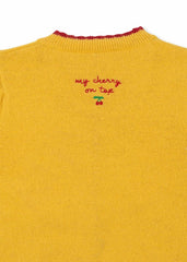 Tops | Kids Konges Sløjd ALEXA KNIT CARDIGAN Yolk Yellow