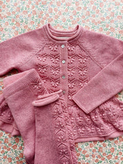 Tops | Kids Konges Sløjd CABBY FRILL CARDIGAN Powder Pink